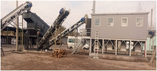 ОБИЛЬНАЯ ЛИНИЯ СОРТИРОВКИ ОГНЕУПОРНОГО ЛОМА, МОЩНОСТЬЮ 10Т В ЧАС